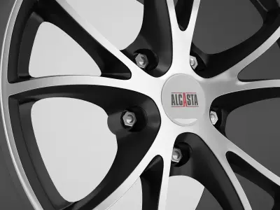 Alcasta wheel rims 3D model