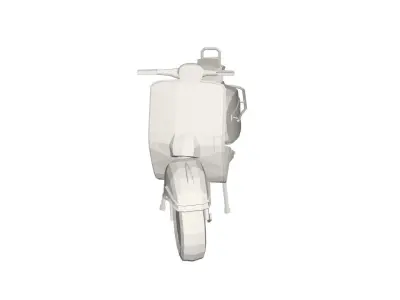 Scooter vespa Low-poly 3D model purchase