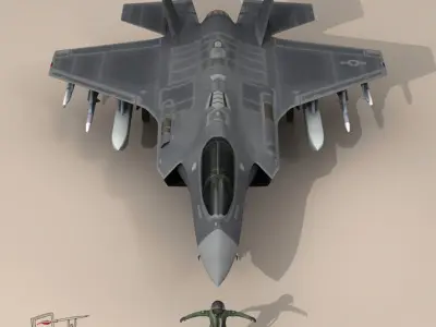 F35A - USAF 3D model purchase