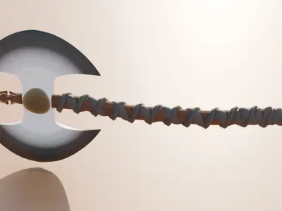 Game Axe Free low-poly 3D model