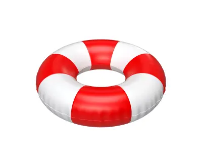 Lifebuoy polygon 3D model
