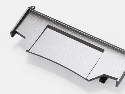spoiler auto tuning carbon 3D model