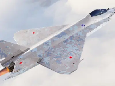 Sukhoi Su-75 3D model