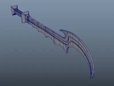 3d viking sword Free 3D model