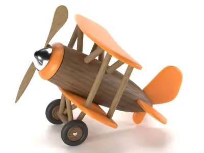 baby airplane 3D model