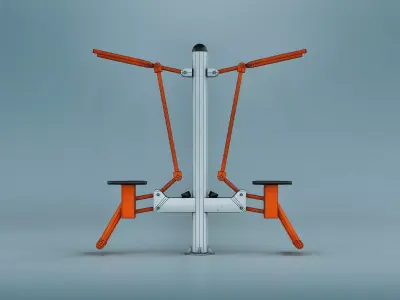 Outdoor Sports Equipment Low-poly 3D model