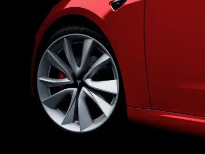 Tesla Model 3 19 inch Sport Wheels  3D model