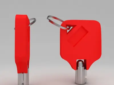 Tool container key 3d model 3D model