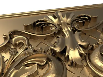  decorative pattern ready for 3D printing 3D model