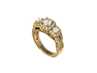 Wedding Ring  3D print model 470