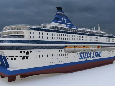 Silja Europa - Silja Line 3D model