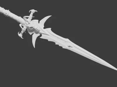 Sword Free 3D model shop