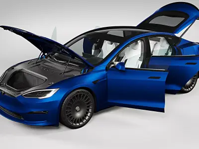 2023 Tesla Model S Plaid 3D model