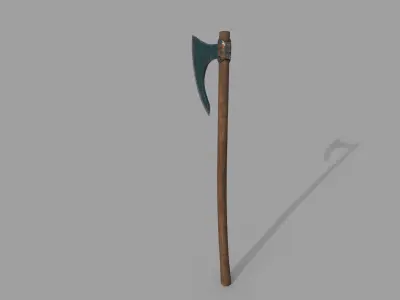 Medieval Axe 3D model buy