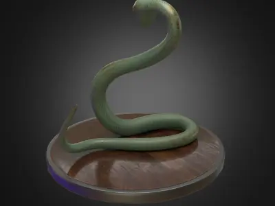 Snake Staue  3D model