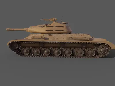 Tank-WW2 tank in world war ii 3D model