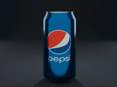 Realistic Soda Can 3D Model Blender 3D model