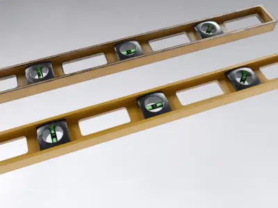 Spirit Level Low-poly 3D model purchase