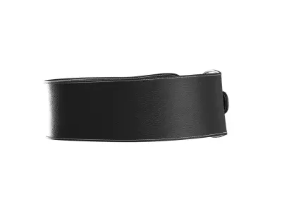 Black Leather Belt 3D model