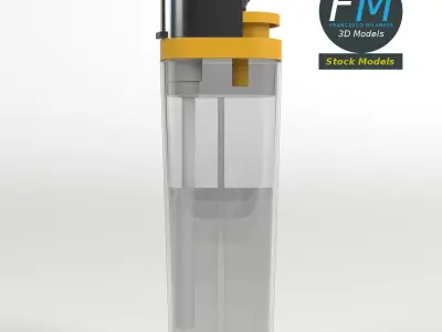 Disposable lighter 3D model
