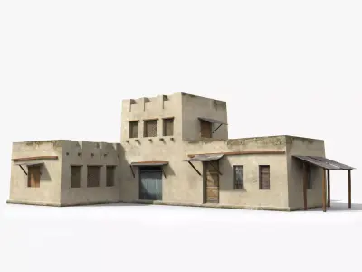 Arab x16 Low-poly 3D model