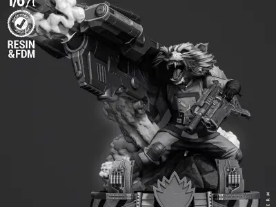 Wicked Marvel Rocket Sculpture 3D print model purchase