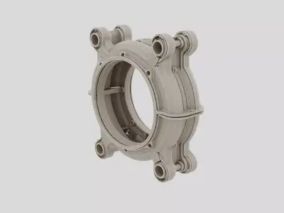 Industrial Factory Pump Housing for 3D print 3D model