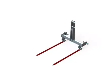 WG 1028 - Bale forks 3D model