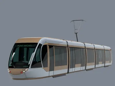 Alstom Citadis City Tramway 3D model