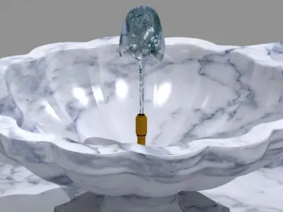 Fountain 07 3D model