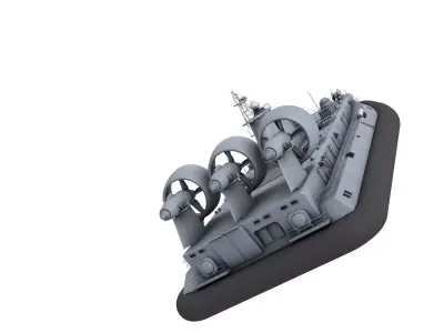Zubr-class LCAC 3D model