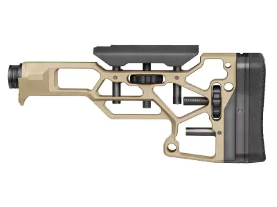 MDT SRS- Skeleton Rifle Buttstock Low-poly 3D model