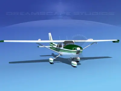 Cessna 172 Skyhawk STOL V10 3D model