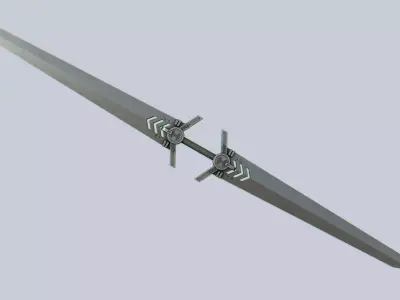 Twinblade Low-poly 3D model order