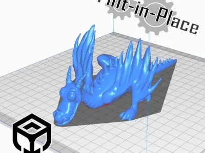 BIG EYED DRAGON 3D print model