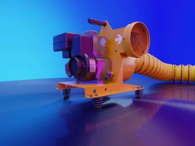 Gas Blower 3D model