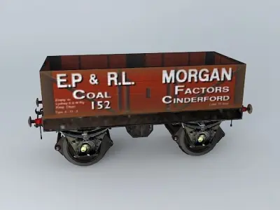 MORGAN Coal Wagon Free 3D model