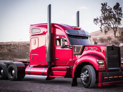 Kenworth W990 NO CHROME EDITION 3D model 3D model