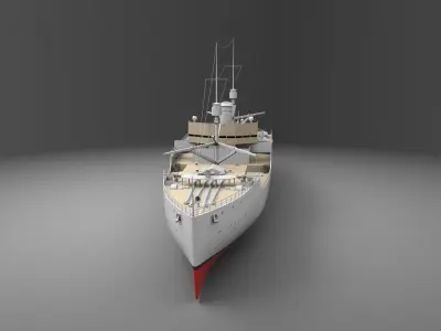 USS Vestal 3D model