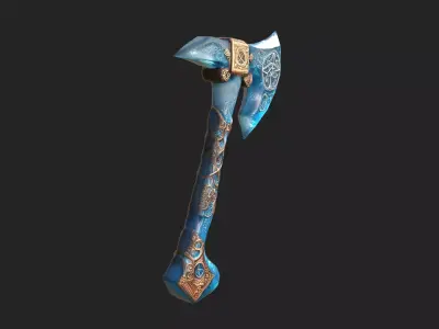 axe 3D Model 003 Low-poly 3D model