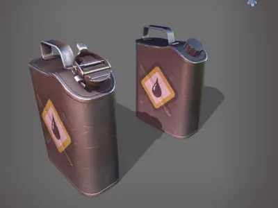 Scepter Container Low-poly 3D model