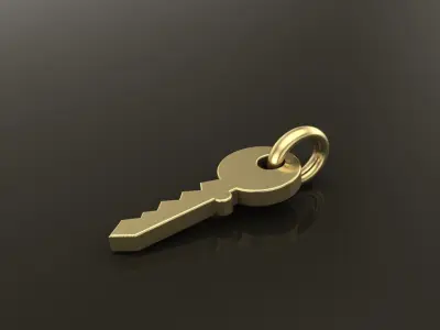 Key Pendant Style 1 3D print model