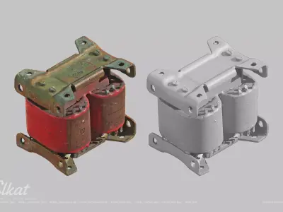 Elkat Electric Coil Scan 3D model
