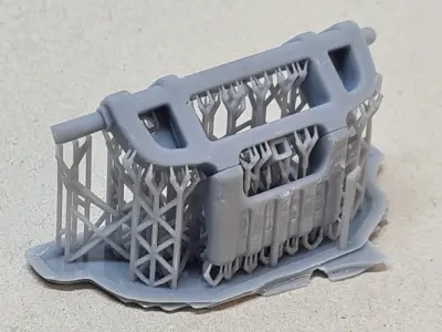John Deere Gator 855D UTV in 1 to 24 scale 3D print model