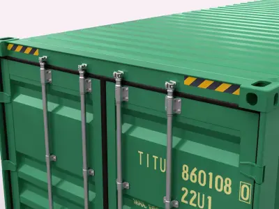 Shipping Container TITAN 3D model