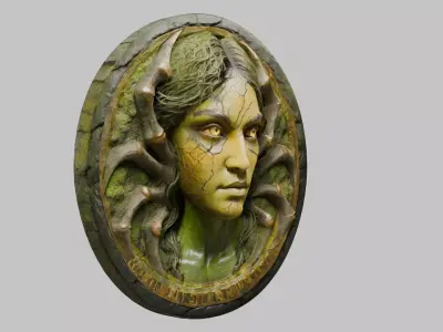 Ancient Coin 3D Model Low-poly 3D model