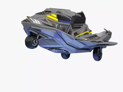 fantasy concept Jet Ski a202  3D model