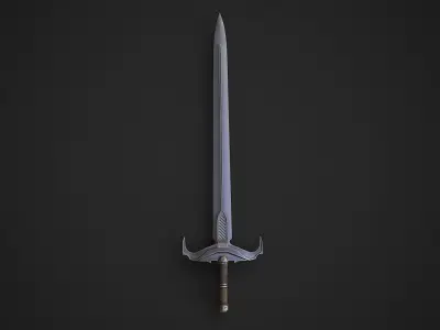 Sword 7 Low-poly 3D model