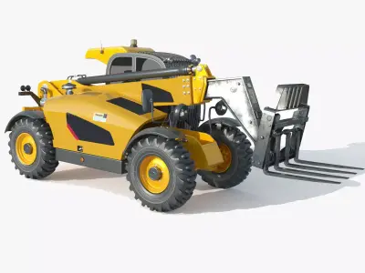 Wheel Tractor Telescopic Lifter 3D model