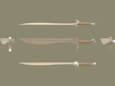 Thorin Oakenshield sword 3D model